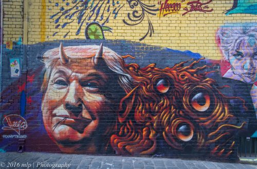Street Art, P-Stain Alley, Melbourne CBD,