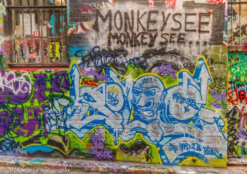 Street Art, Hosier Lane, Melbourne CBD, Victoria